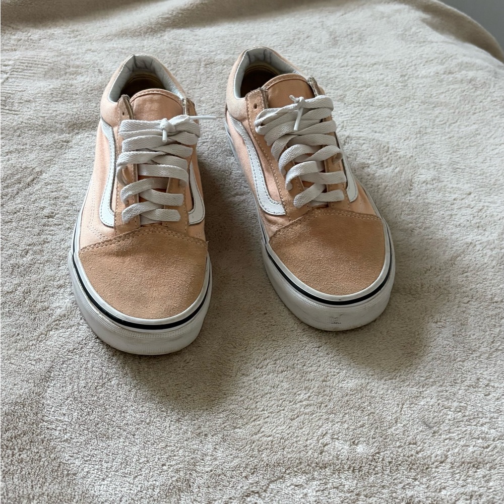 Van peach sneakers
